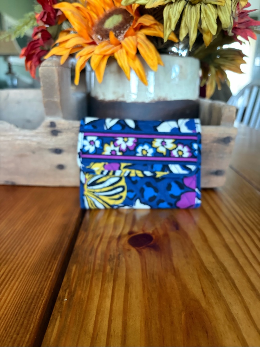 Vera Bradley Euro Wallet African Violet